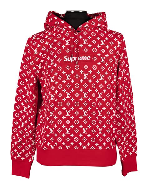 supreme x louis vuitton hoodie retail price|supreme Louis Vuitton pullover.